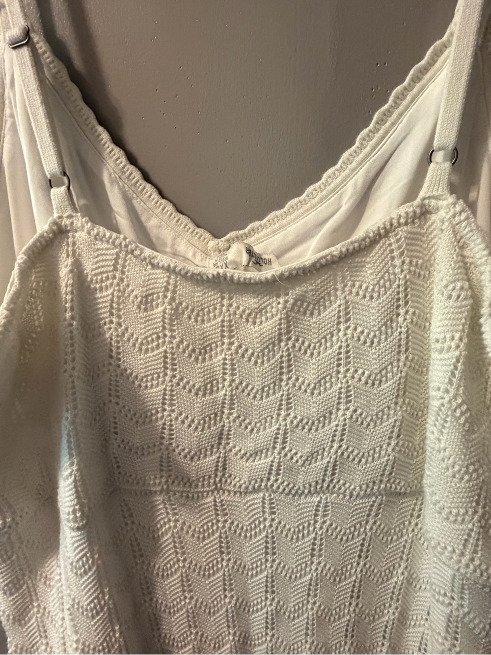 Hollister Cream Crochet Maxi Slip Dress XXL - Picture 5 of 7
